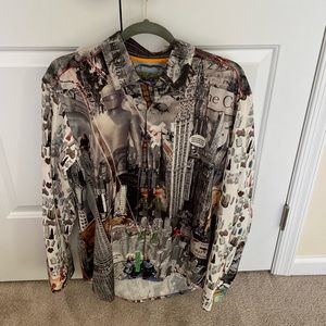Robert Graham graphic button up